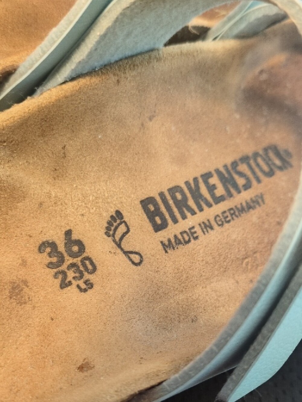 Birkenstock women's Light Blue Crisscross Buckle Sandals - Picture 5 of 5